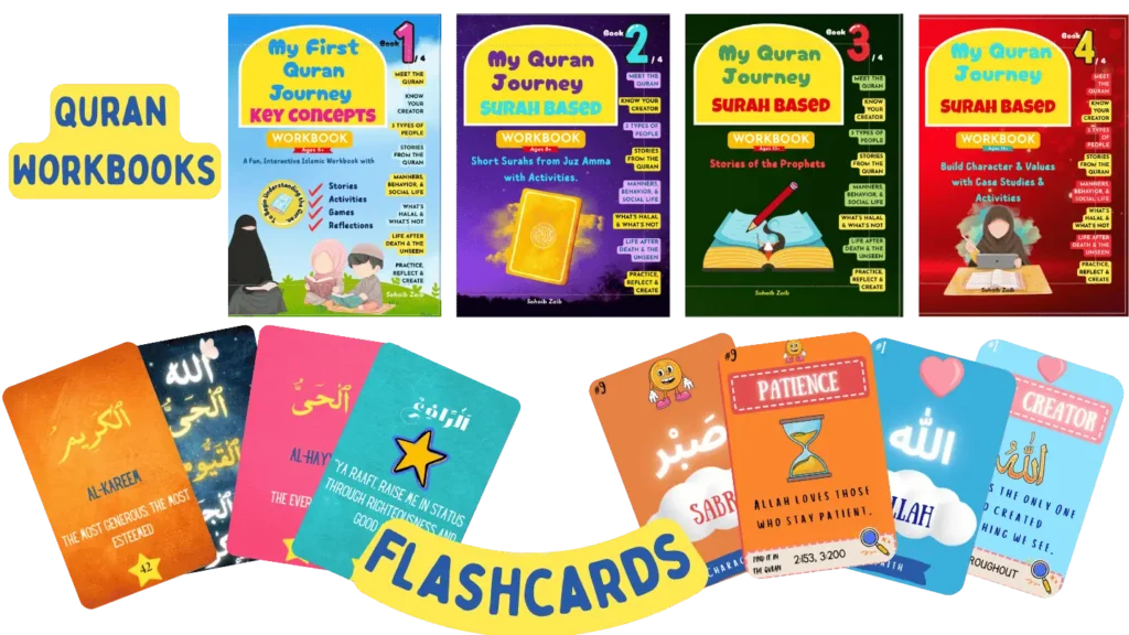 Flagship quran workbooks 4 volume set